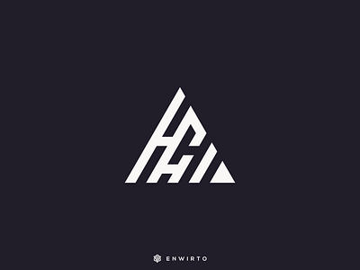 HHH Triangle Concept Logo app branding design design logo hhh icon lettering logo minimal typography vector