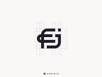 FCJ Concept Logo app branding design design logo fcj icon lettering logo minimal typography vector