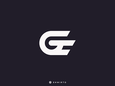 GE Concept Logo app branding design design logo ge icon lettering logo minimal typography vector