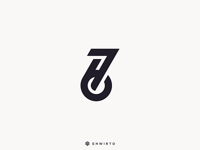 76 or 7H6 Concept Logo app branding design design logo icon lettering logo minimal typography vector