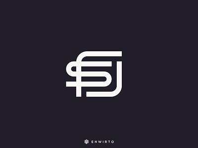 FSJ Concept Logo app branding design design logo fsj icon lettering logo minimal typography vector