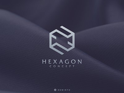 HEXAGON Concept app branding design design logo hexagon icon lettering logo minimal typography vector