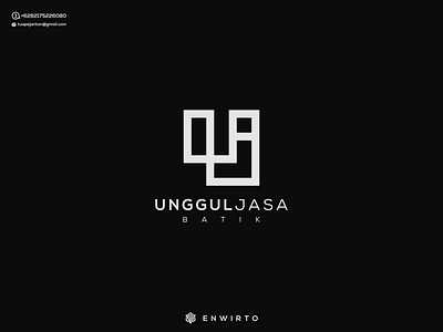 UJ Concept Logo app branding design design logo icon lettering logo minimal typography vector