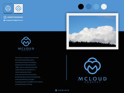 M CLOUD Logo app branding cloud design design logo icon lettering logo m minimal typography vector