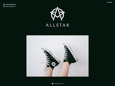 Allstar Concept Logo Design allstar animation branding design design logo icon lettering logo minimal typography vector web