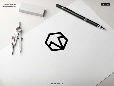 Hexagon T Concept Logo app branding design design logo icon lettering logo minimal typography vector