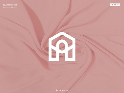 A Concept Logo a app branding design design logo icon lettering logo minimal typography vector