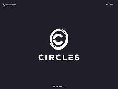 CIRCLES Concept Logo app branding design design logo icon lettering logo minimal typography vector