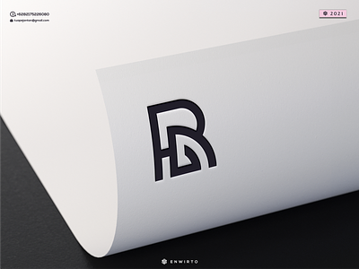 HRG or RG Concept Logo app branding design design logo icon lettering logo minimal typography vector