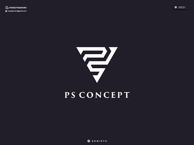Letter PS Concept Logo