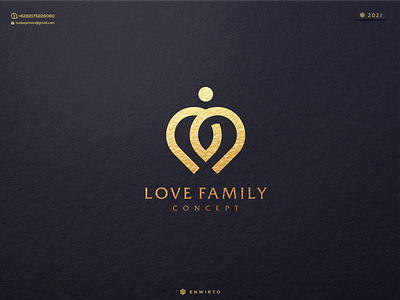 LOVE FAMILY Concept Logo app branding design design logo family icon lettering logo love minimal typography vector