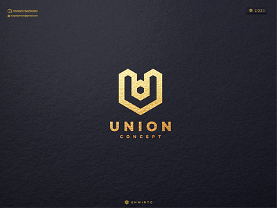 UNION Concept Logo app branding design design logo icon lettering logo minimal typography union vector