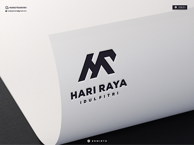 HR Concept logo app branding design design logo hariraya icon lettering logo minimal typography vector