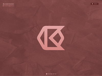 Letter K Concept Logo app branding design design logo icon k lettering logo minimal typography vector