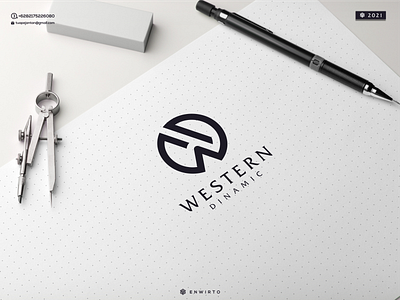 WD Concept Logo app branding design design logo icon lettering logo minimal typography vector wd