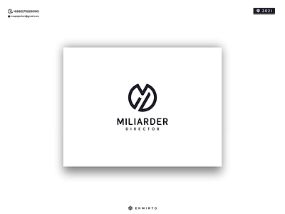 Letter MD Concept Logo app branding design design logo icon lettering logo md minimal typography vector