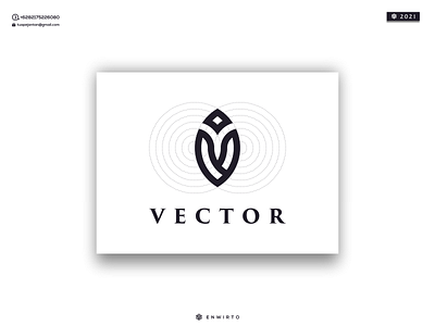 Letter V Concept Logo app branding design design logo icon lettering logo minimal v vector vintage