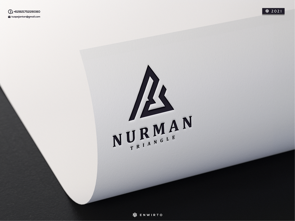 NURMAN TRIANGLE Logo by Enwirto on Dribbble