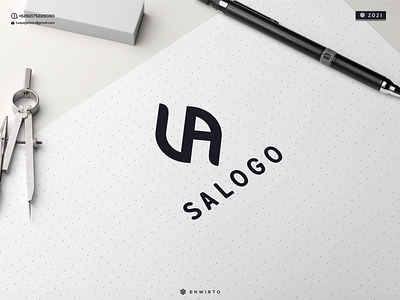 SA LOGO branding design design logo graphic design icon illustration lettering logo minimal monogram tagline vector