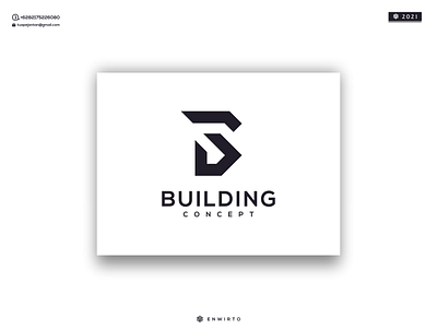 BUILDING CONCEPT Logo animation branding design design logo graphic design icon illustration letter lettering logo minimal monogram motion graphics vector