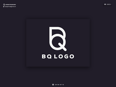 BQ LOGO branding design design logo icon illustration letter lettering logo minimal monogram vector