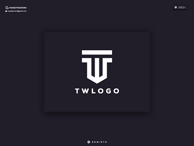 TW LOGO branding design design logo icon illustration letter lettering logo logos minimal monogram vector