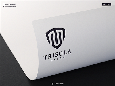 TRISULA UNION LOGO animation branding design design logo graphic design icon letter lettering logo logos minimal monogram motion graphics vector