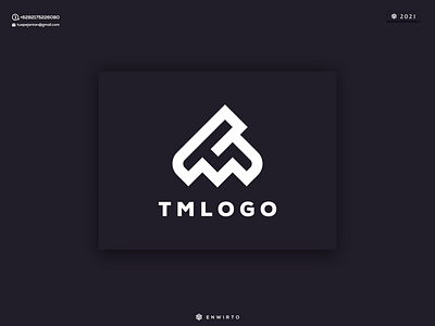 TM LOGO animation branding design design logo graphic design icon lettering logo minimal monogram motion graphics vector