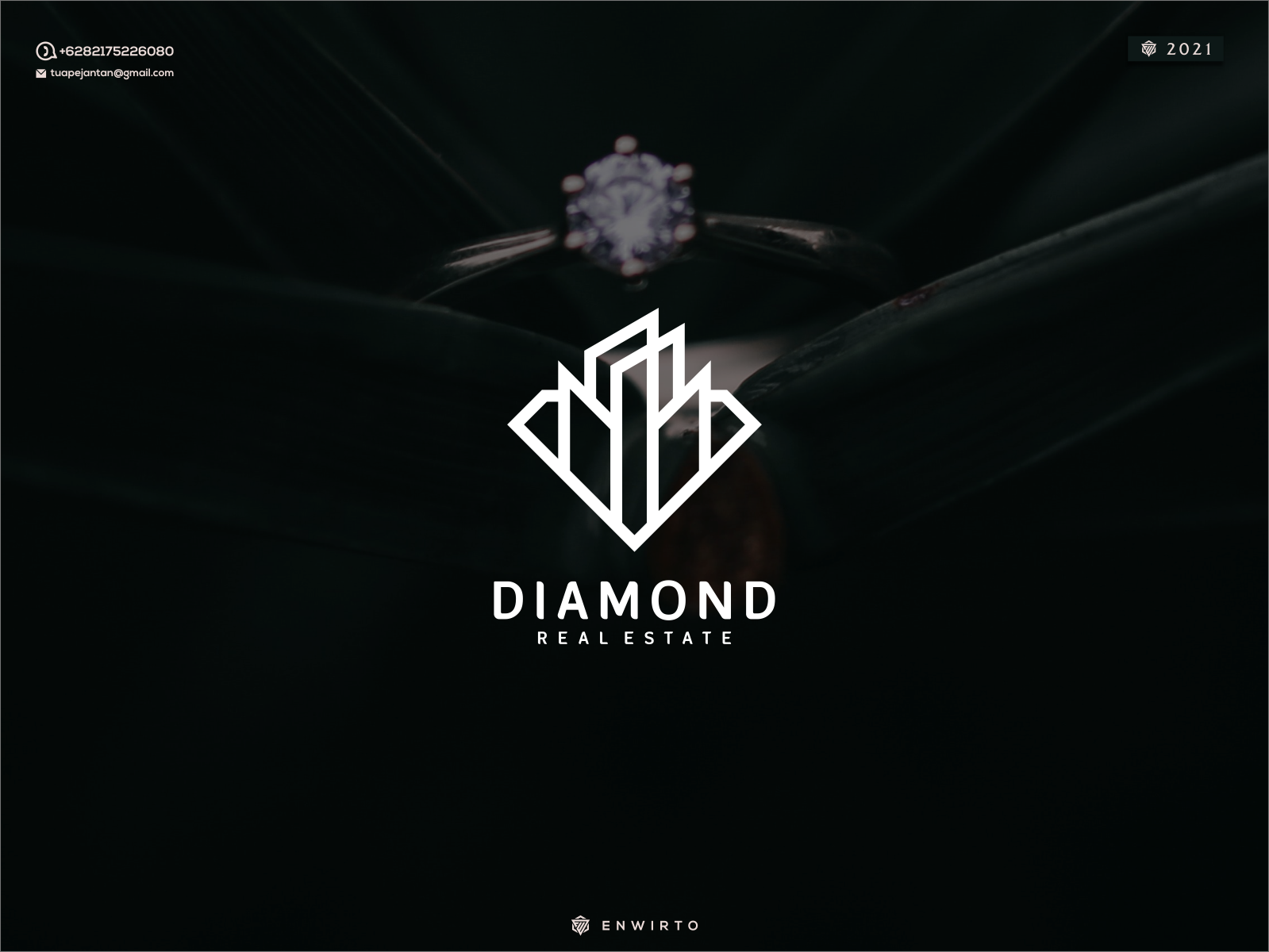 DIAMOND REAL ESTATE LOGO by Enwirto on Dribbble