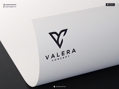 VALERA CONCEPT LOGO ( Sold Out ) branding concept design design logo icon illustration lettering letters logo logos minimal monogram valera vector