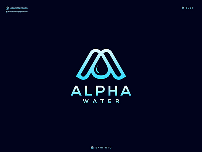 ALPHA WATER LOGO 3d alpha water animation branding design design logo graphic design icon illustration letter lettering logo logos minimal monogram motion graphics ui vector