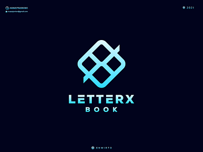 Letter X Boox Logo boox branding design design logo icon illustration letter lettering logo logos minimal monogram vector