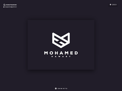 Mohamed Hawary Logo branding design design logo hawary icon illustration letter lettering logo logos minimal mohamed monongram vector
