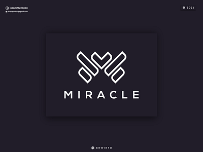 MIRACLE LOGO animation branding design design logo graphic design icon illustration lettering logo logos minimal motion graphics ui vector