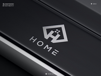 Home Concept LOGO branding design design logo home icon illustration letter lettering logo logos minimal rumah vector