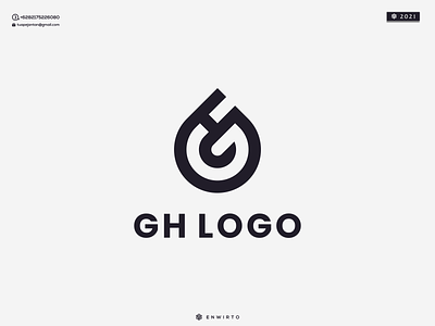 GH LOGO branding design design logo gh icon illustration letter lettering logo logos minimal monogram vector