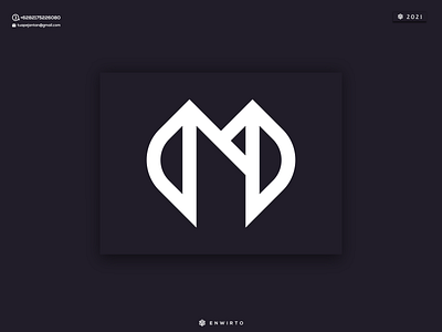 M Monogram Logo branding design design logo desiner icon illustration letter lettering logo logos minimal monogram m logo vector