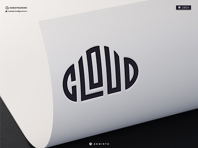 Cloud Awesome Logo branding clasic cloud design design logo icon illustration letter lettering logo minimal minmalis vector