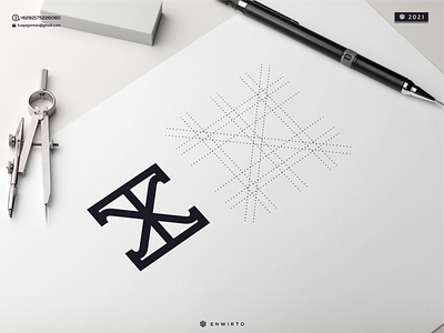 X Monogram Logo branding design design logo desiner icon illustration letter lettering letters logo logos minimal monogram vector x logo