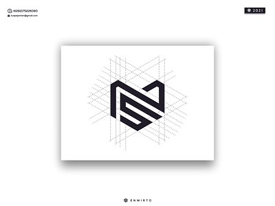 NS Monogram Logo branding creative design design logo icon illustration keren lettering logo logos minimal minimalis ns simple ui vector