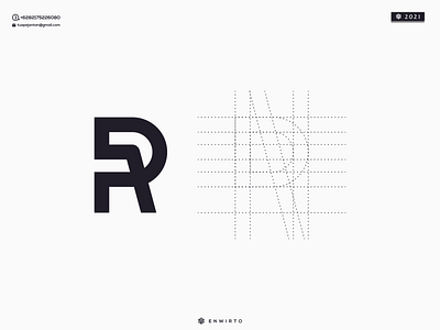 R Monogram Logo awesome branding cool design design logo good icon illustration letter lettering logo logos minimal monogram r logo ui vector