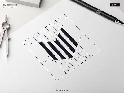 M Monogram Logo branding cool design design logo icon illustration letter lettering logo logos m logo minimal monogram vector