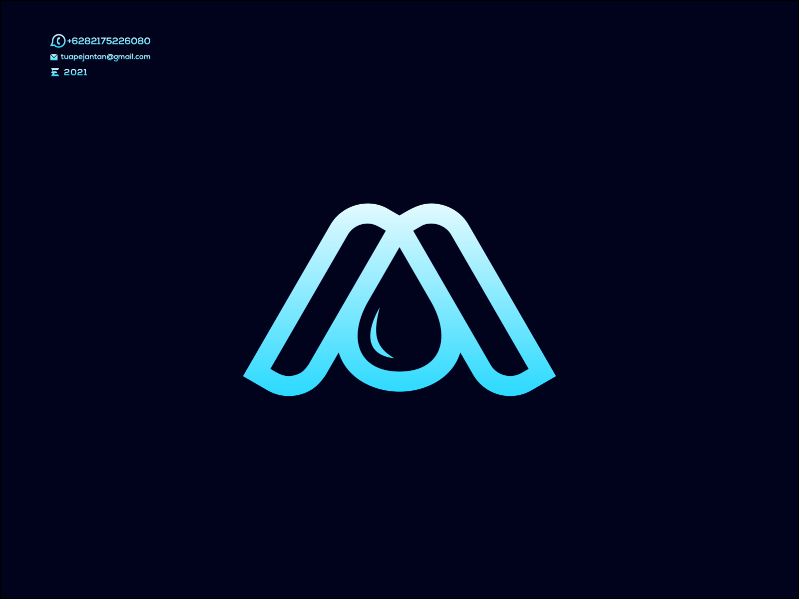 Monogram A Water Logo . by Enwirto on Dribbble