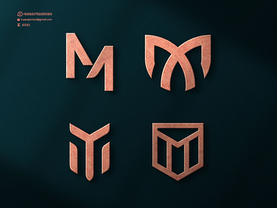 Monogram M Which one better ? 3d awesome branding design design logo good icon illustration letter lettering logo logos m logo minimal monogram nice ui vector