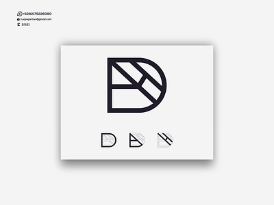 Monogram DAH Logo . awesome branding cool dah design design logo good icon illustration letter lettering logo logos minimal minimalist monogram nice ui vector