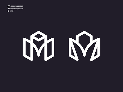 Monogram M Which one better Logo Design ? awesome branding design design logo icon illustration letter lettering logo logos m logo minimal monogram nice ui vector