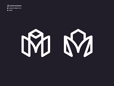 Monogram M Which one better Logo Design ?