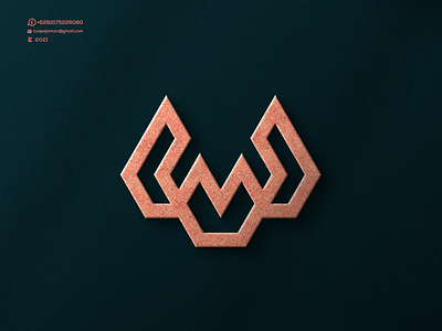 Monogram W Logo Design .