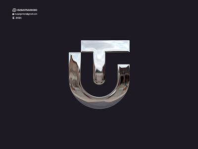 Monogram UT Logo Design .