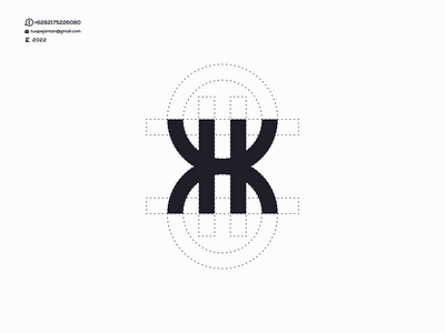 Monogram XH Logo Design . awesome branding design design logo icon illustration initial letter lettering logo logos minimal monogram ui vector xh